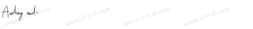Audrey and字体转换
